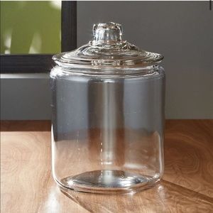 Crate & Barrel Heritage Hill 128oz Glass Jar